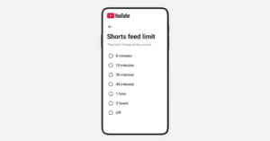 YouTube te permite desactivar los Shorts por completo con un límite de tiempo