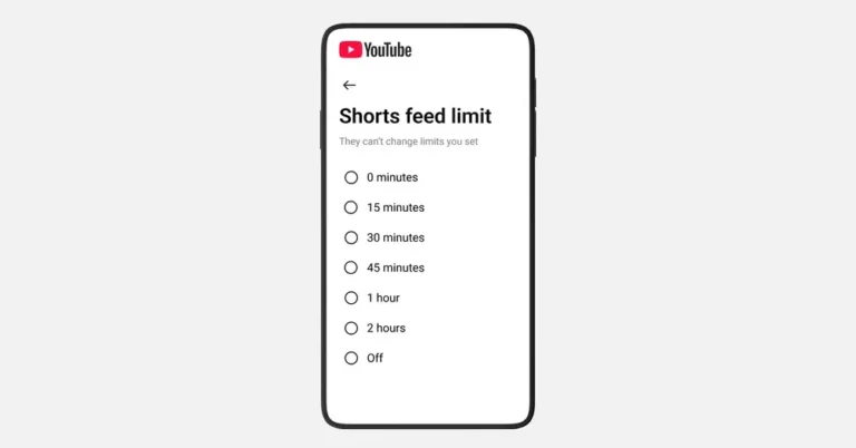 YouTube te permite desactivar los Shorts por completo con un límite de tiempo
