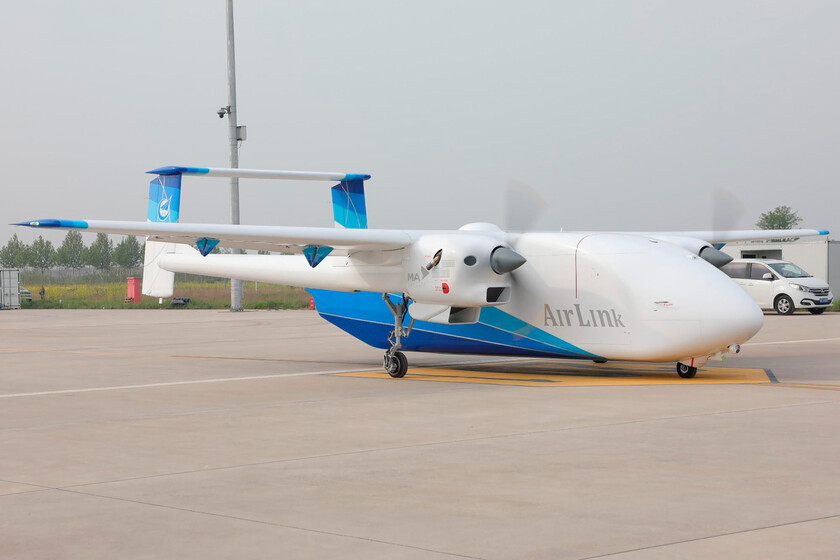 China revela su ‘camión volador’: el dron HH-200 redefine la logística aérea