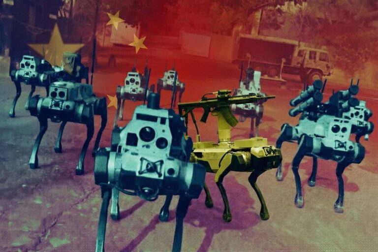 China lanza ‘Manada de Lobos’: Robots armados con IA para operaciones autónomas