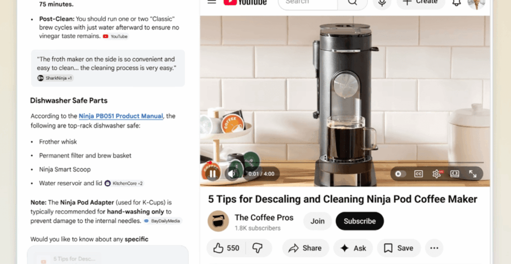 Google mejora su Modo IA en Chrome: Abre enlaces sin salir de la página