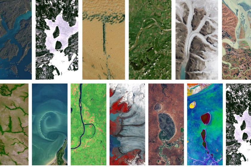 NASA: 50 años de imágenes terrestres para escribir tu nombre con ríos y cráteres