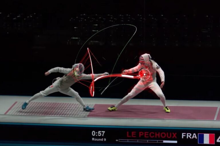 Los floretes ya se ven como sables láser: la tecnología que transforma la esgrima en espectáculo visual