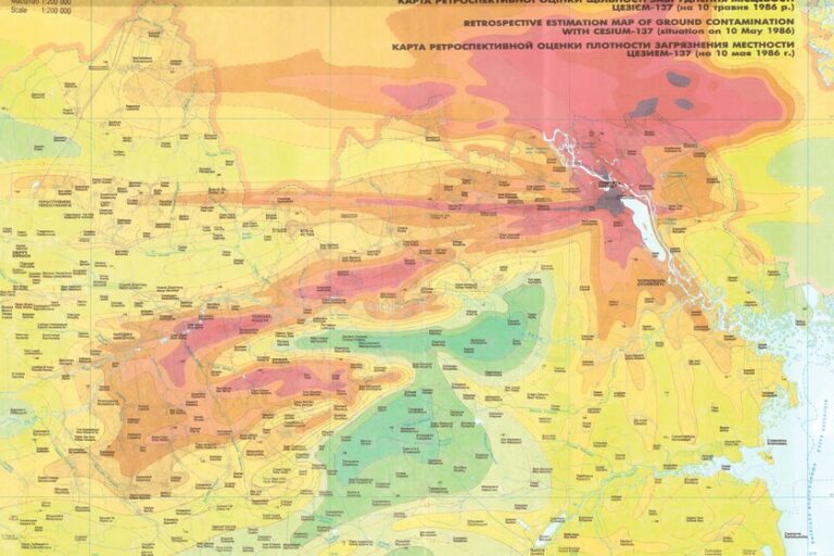 Los mapas del apocalipsis: la catástrofe nuclear de Chernóbil y sus cartografías