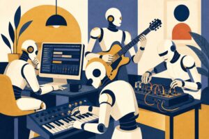 La Inundación de la IA en el Streaming: Cómo la Música Sintética Amenaza los Ingresos de Artistas Reales